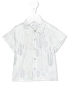 Violeta E Federico - Cactus Print Shirt - Kids - Cotton - 6 Mth, Green
