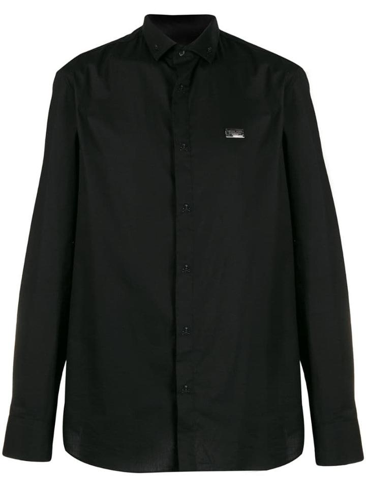 Philipp Plein Platinum Cut Statement Shirt - Black