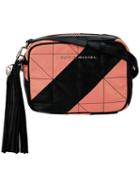 Sonia Rykiel Quilted Camera Bag, Women's, Black, Lamb Skin/cotton