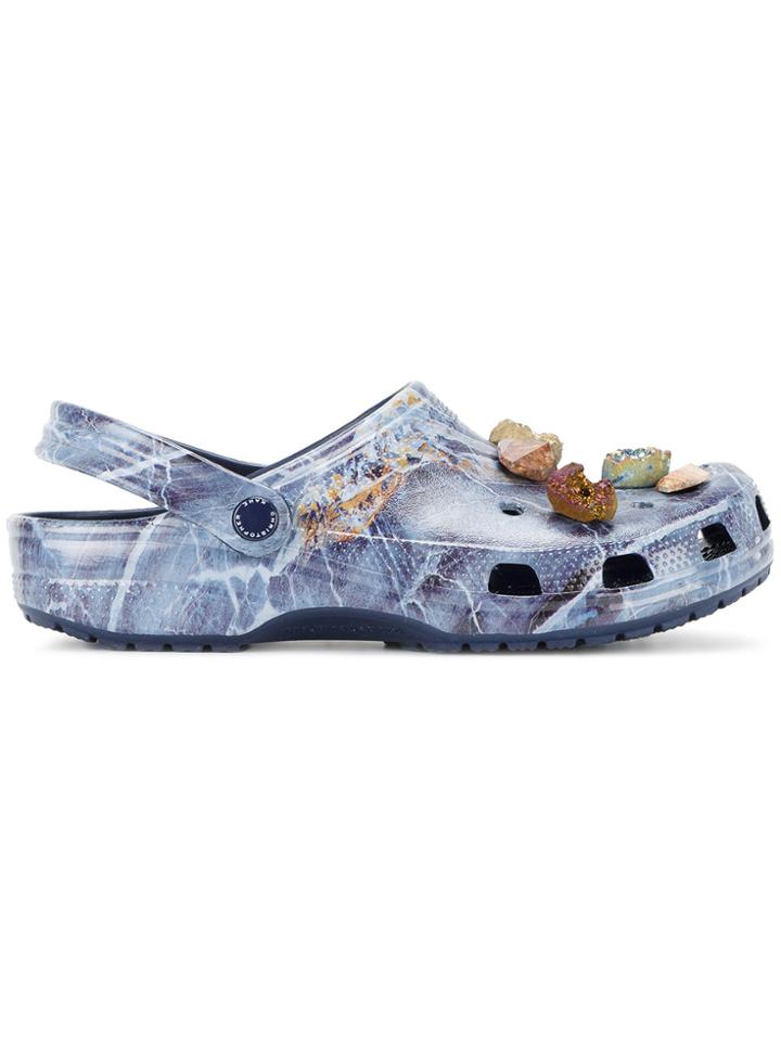 Christopher Kane Stone Embellished Crocs - Multicolour