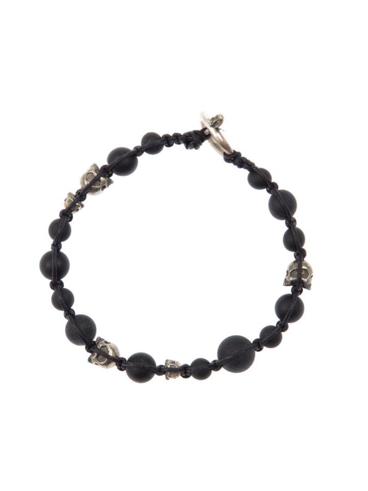 Tobias Wistisen Skull Bracelet, Men's, Black