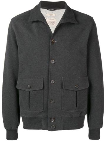 Circolo 1901 Buttoned Bomber Jacket - Grey