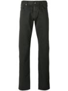 Armani Collezioni Regular Trousers, Men's, Size: 30, Grey, Cotton