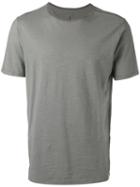 Transit - Crew Neck T-shirt - Men - Cotton/linen/flax/polyamide - L, Grey, Cotton/linen/flax/polyamide