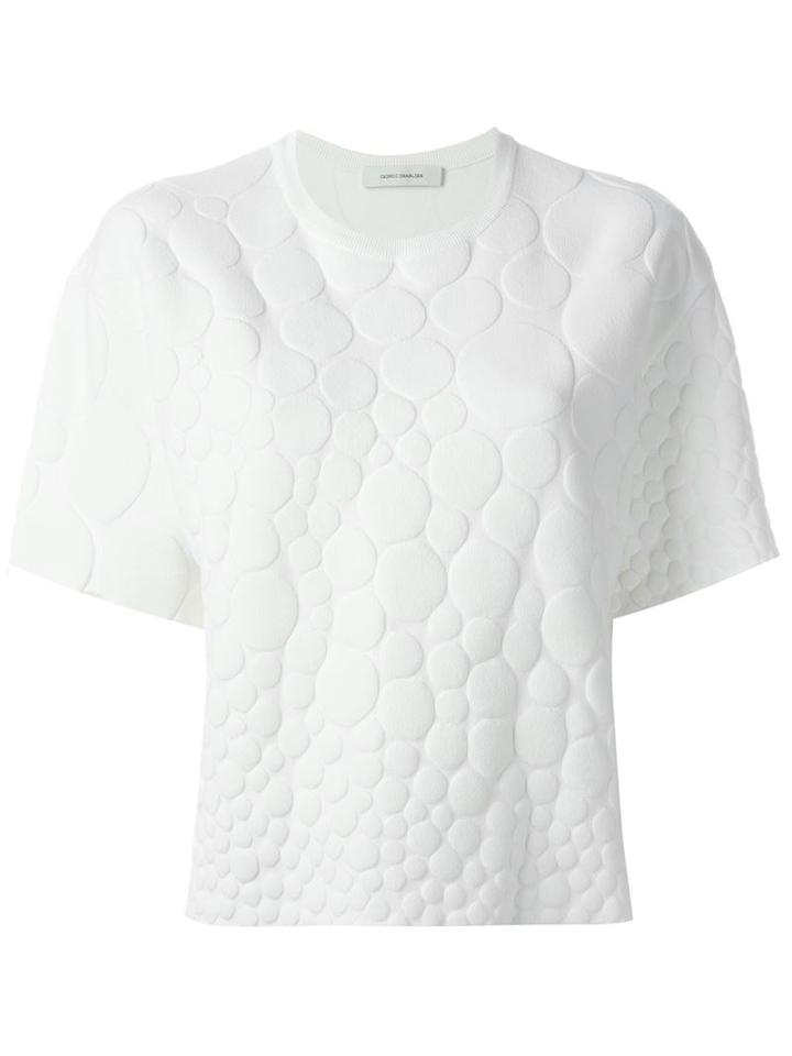 Cédric Charlier Textured Boxy Top