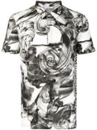 Versace Collection Baroque Print Polo Shirt - Black