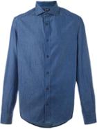 Armani Jeans Denim Shirt, Men's, Size: Xxxl, Blue, Cotton