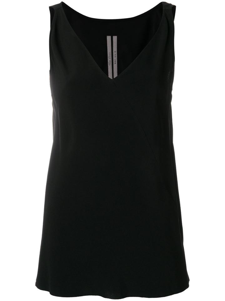 Rick Owens V-neck Blouse - Black