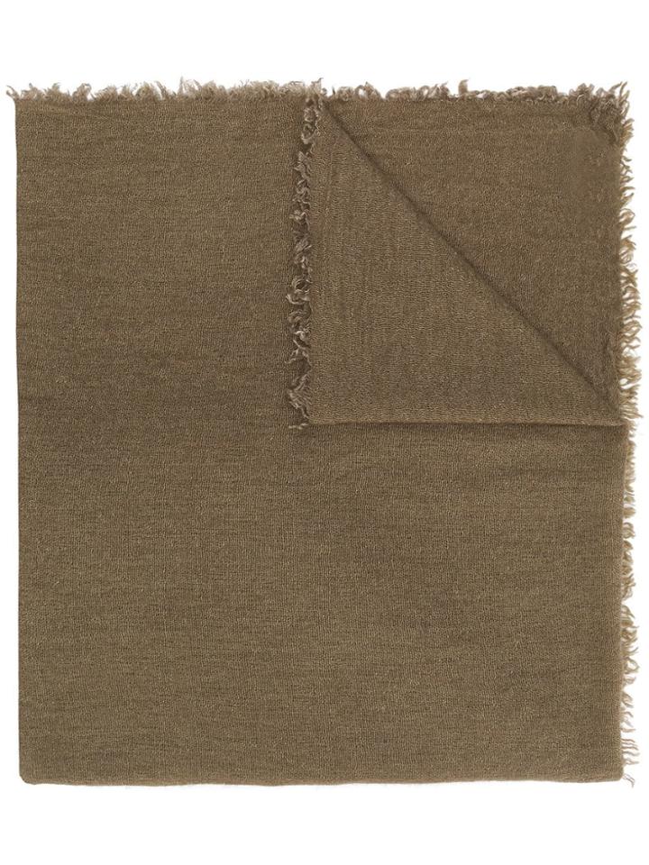 Faliero Sarti Plains Scarf - Brown