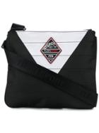 Plein Sport Zipped Messenger Bag - Black