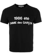 Comme Des Garçons Vintage Re-edition 1986 Staff T-shirt, Adult Unisex, Size: Small, Black