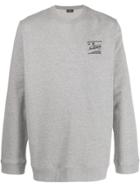 Raf Simons Graphic-print Sweatshirt - Grey