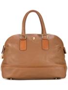 Céline Vintage Celine Top Handle Tote Bag - Brown