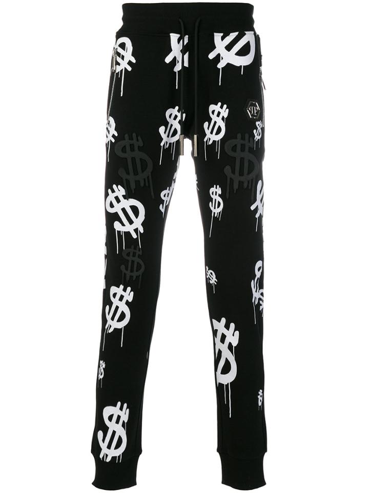 Philipp Plein Dollar Boy Sweatpants - Black