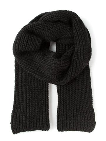 Zadig & Voltaire Ribbed Knitted Scarf