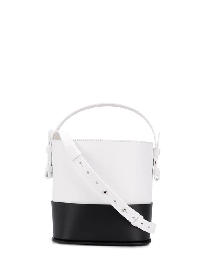 Nico Giani Two Tone Bucket Bag - White