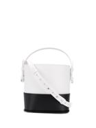 Nico Giani Two Tone Bucket Bag - White