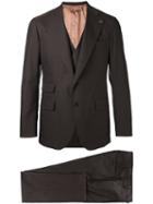 Gabriele Pasini - Three-piece Suit - Men - Cotton/nylon/spandex/elastane/viscose - 50, Brown, Cotton/nylon/spandex/elastane/viscose