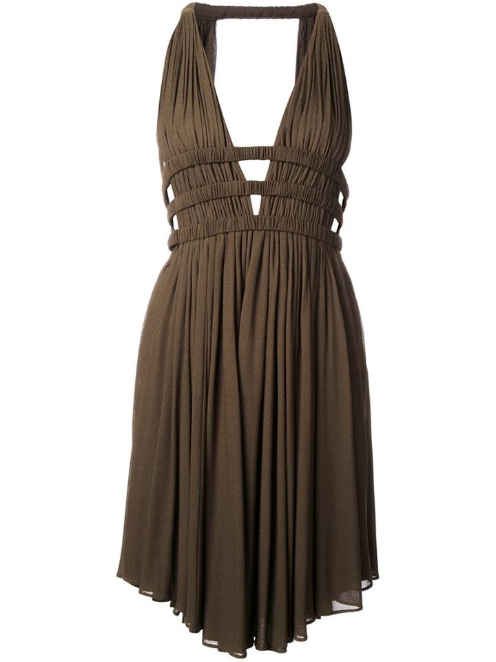 Jay Ahr V-neck Sleeveless Short Dress