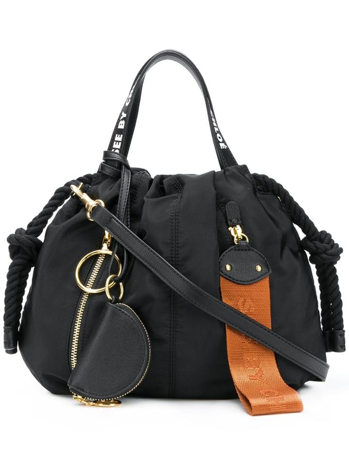 See By Chloé Flo Shoulder Bag - Black