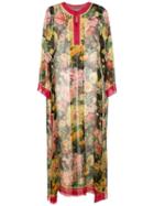 Dolce & Gabbana Floral Blooms Printed Maxi Dress - Multicolour