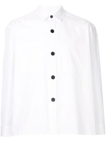 Caban Shirt Jacket - White