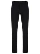 Gloria Coelho Slim Fit Trousers, Women's, Size: 42, Black, Elastodiene/polyamide