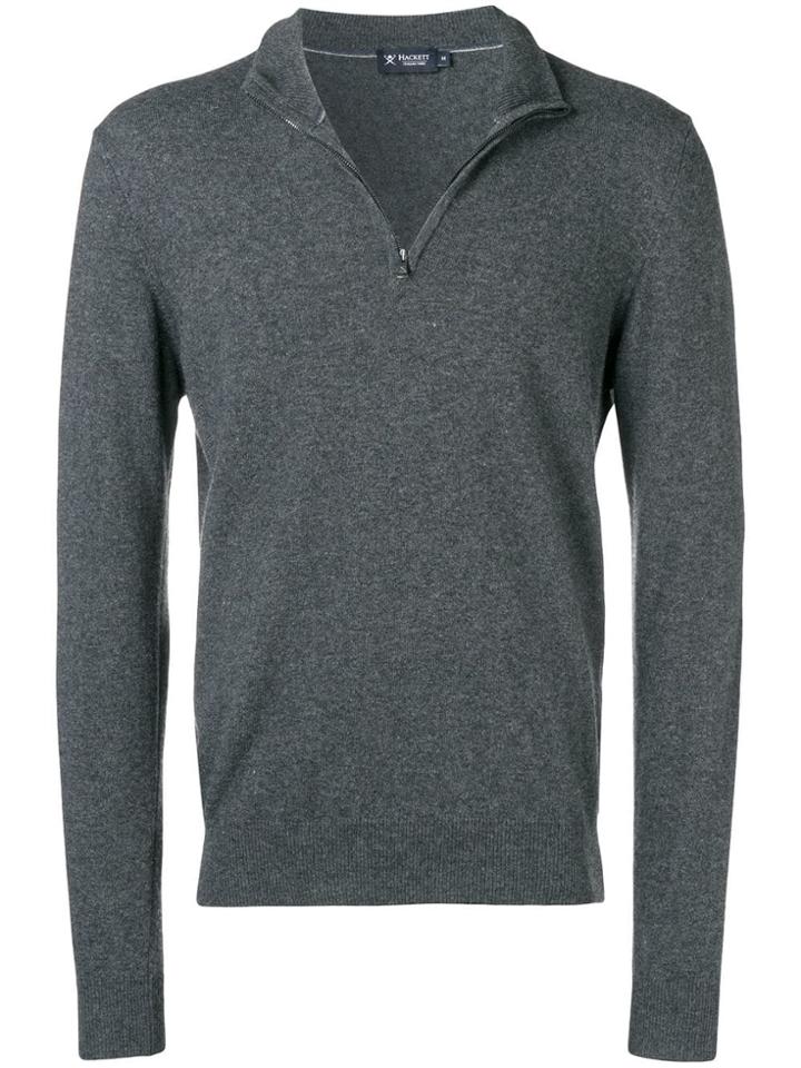 Hackett High Neck Pullover - Grey