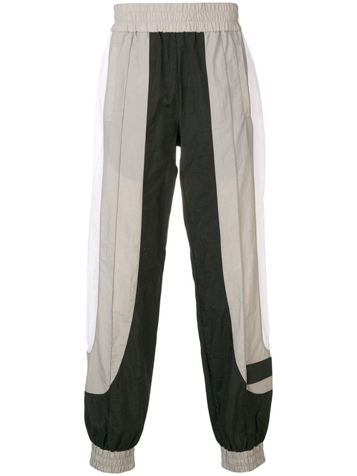 Palm Angels Colour-blocked Track Pants - Black