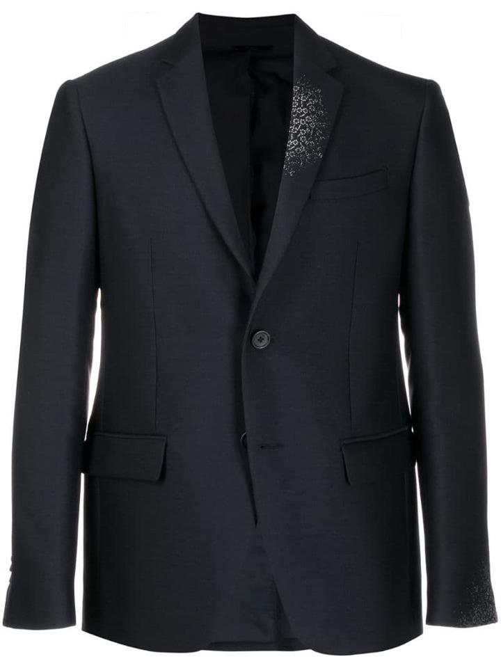 Fendi Slim Fit Blazer Jacket - Blue
