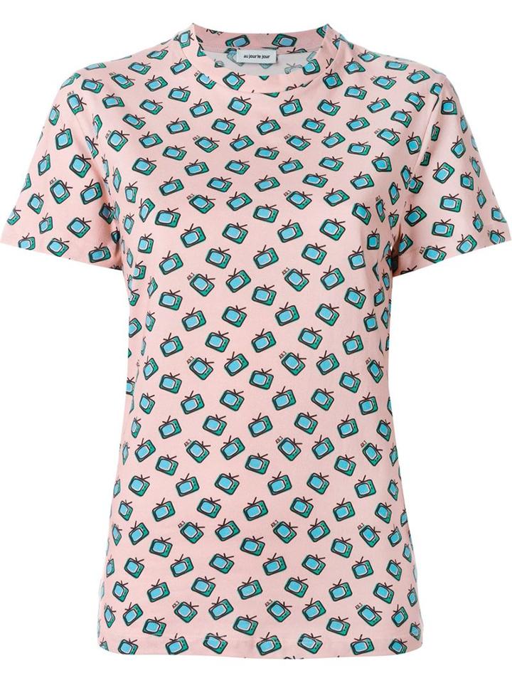 Au Jour Le Jour Printed T-shirt