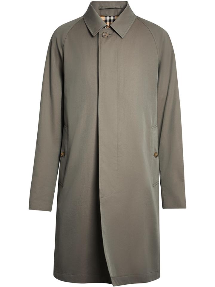 Burberry The Camden Car Coat - Green