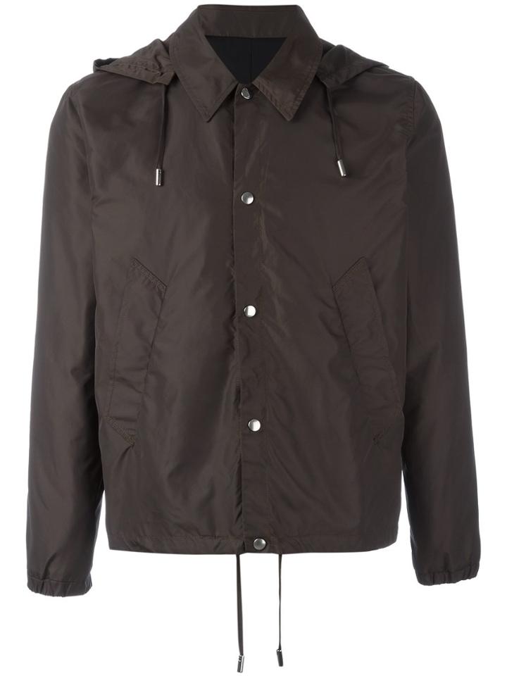 Ami Alexandre Mattiussi Hooded Jacket - Brown