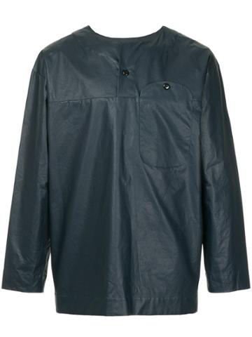 Phoebe English Waxed Shirt - Blue