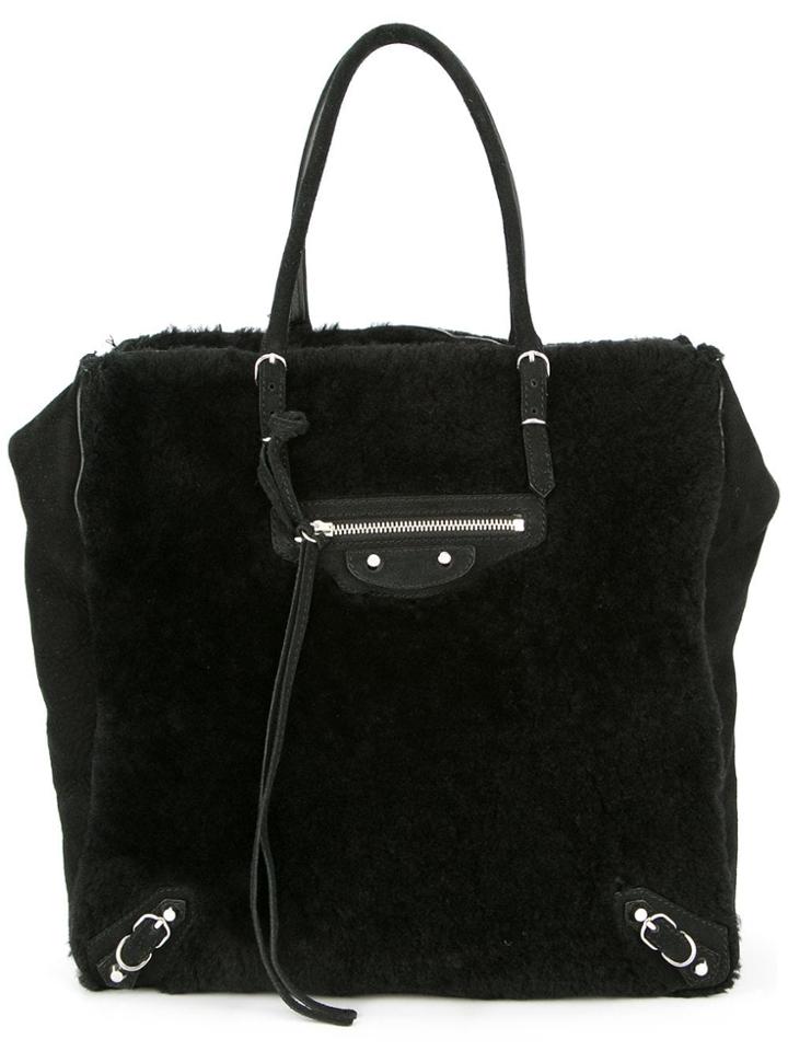 Balenciaga Vintage The Paper Editor's 2way Hand Bag - Black