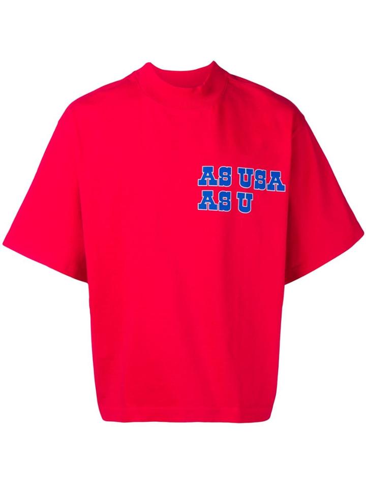 Reebok By Pyer Moss As Usa As U T-shirt - Red