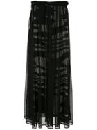 Missoni Fishnet Long Skirt - Black