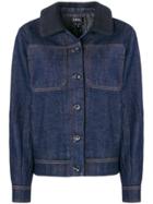 A.p.c. Buttoned Jacket - Blue