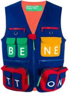 Benetton Cargo Pocket Gilet - Blue