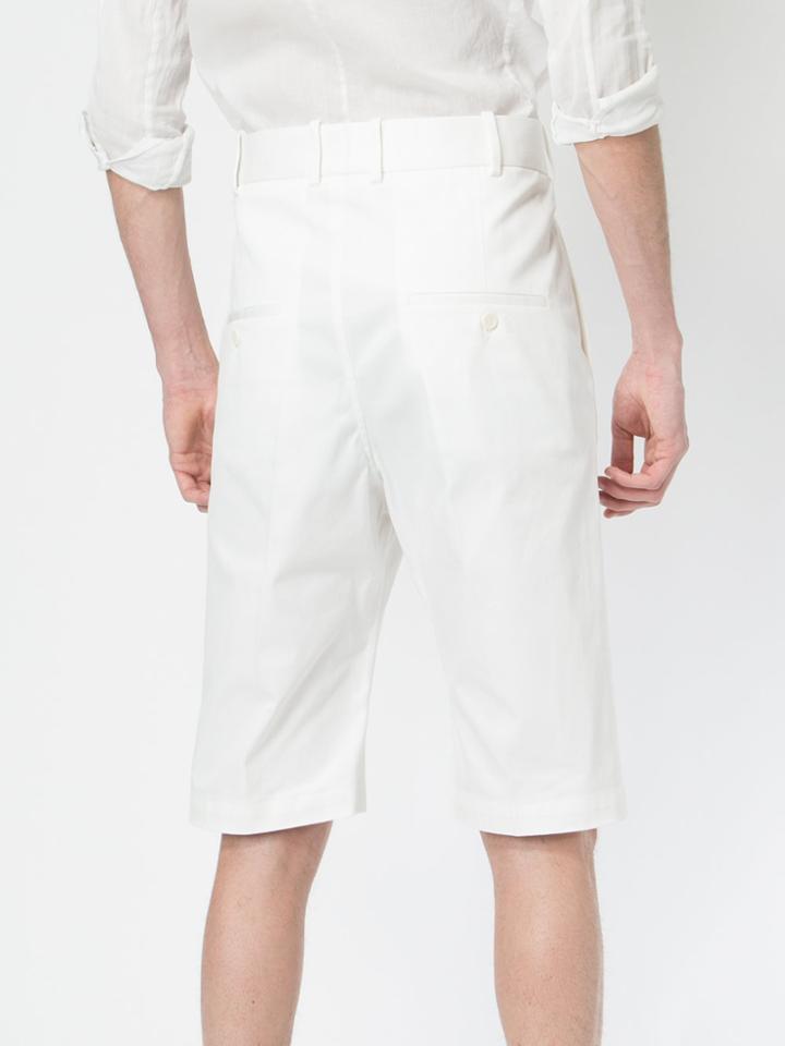 Neil Barrett High Waisted Shorts - White