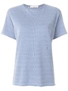 Golden Goose Deluxe Brand Houndstooth Fitted T-shirt - Blue