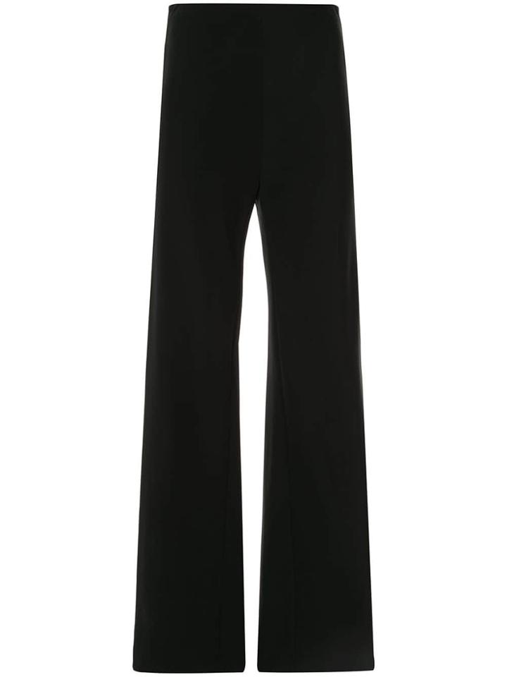Rosetta Getty Bias Flared Trousers - Black