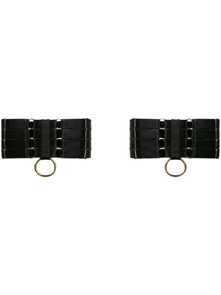 Bordelle Webbed Garters - Black