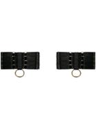Bordelle Webbed Garters - Black