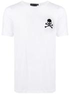 Philipp Plein Embroidered Skull T-shirt - White