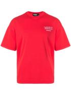 Versus Contrast Logo T-shirt - Red