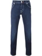 Jacob Cohen Rolled Up Jeans, Men's, Size: 36, Blue, Cotton/polyester/spandex/elastane