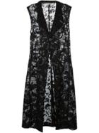 Comme Des Garçons Vintage Open Lace Dress - Black