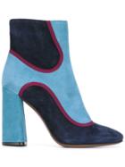 L'autre Chose Two-tone Boots - Blue