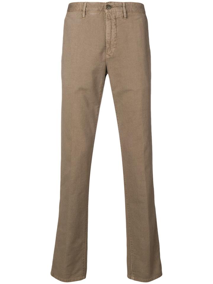 Incotex Straight-leg Chinos - Brown
